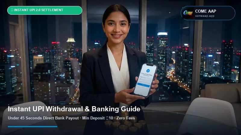 Come Aap Instant UPI Withdrawal & ₹20 INR Deposit Tutorial